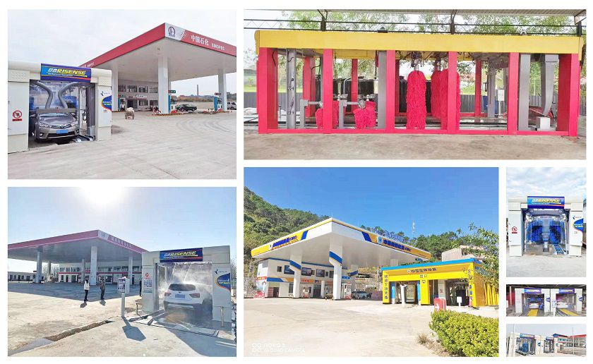 Ag亚洲集团金龙隧道式洗车机CC-690案例精。。。。。。ɑ厍